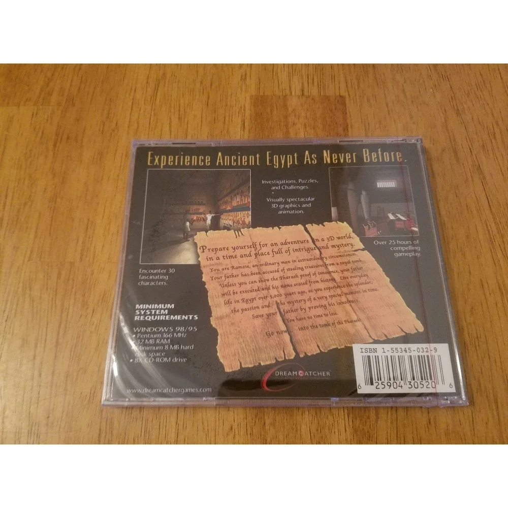 Egypt 1156 B.C. Tomb of the Pharaoh Pc Video Game - New, Sealed